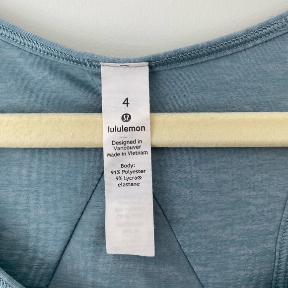 LULULEMON blue tank top - Picture 2 of 2